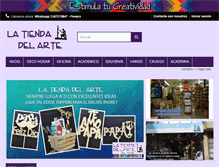 Tablet Screenshot of latiendadelarte.com.co